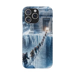 Hidden Mountainside Temple Phone Case, Fantasy Snap Cases for Travelers